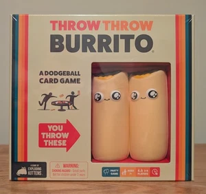 EXPLODING KITTENS THROW THROW BURRITO A DODGE CARD GAME - Picture 1 of 9