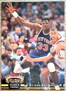 1992-93 Topps Stadium Club Members Choice #207 Patrick Ewing - Knicks - Picture 1 of 2