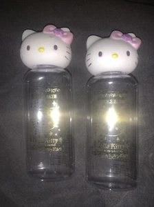 Sanrio Hello Kitty Plastic Travel Liquid Bottles. Shampoo Soap - Picture 1 of 4