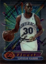 1994-95 Finest Dallas Mavericks Basketball Card #145 Lucious Harris