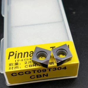 2Pcs CCGT09T304 CBN CCGT32.51 Turning Inserts CNC Boron Nitride Diamond Insert - Picture 1 of 6