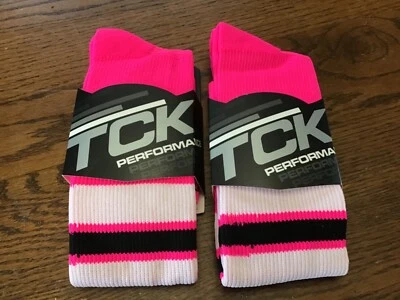 Calcetines Atléticos TCK Twin City Performance Rosa Talla Mediana 2 Pares Nuevos Foto 1 de 3