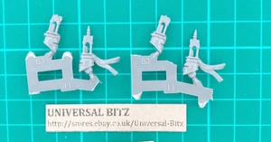 Bretonnia Knight on Foot Heads x 2 E Knights Realm Warhammer Old World Z1 B - Picture 1 of 1