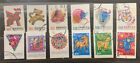 Taiwan RO China 1992 - 2003 New Year Used stamps