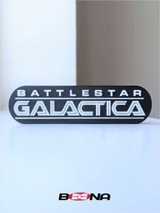 Decorative BATTLESTAR GALACTICA self standing logo display 