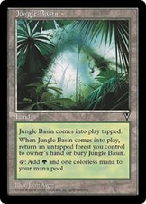 MTG 1x   Jungle Basin Visions Card Magic The Gathering