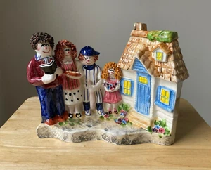 Vintage BRANAH LAYAH Jewish Family Art Pottery Candle Holder - Bonnie Roth - Picture 1 of 9