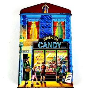 Hershey's Candy Store Metalldose Dorf Serie Kanister #1 Sammlerstück 2000 - Bild 1 von 10