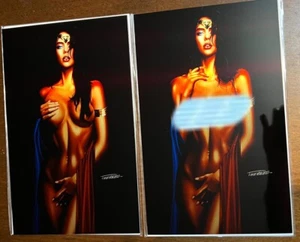 Wonder Woman Faros Lounge Fernando Rocha METAL set Ltd 5 NM Full Body Very Rare - Picture 1 of 3