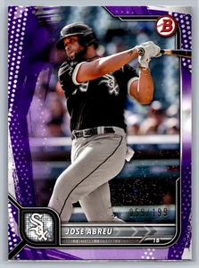 Jose Abreu 2022 Bowman Purple Parallel /199 #37 Chicago White Sox - Picture 1 of 1