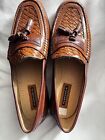 Florsheim's  Weaved Design Brown Loafer Men's Size 12 D