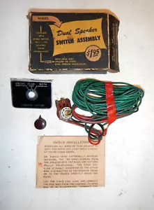 NOS 1950's Vintage Car Mono Speaker Control Unit Front/Rear Dash Mount Bezel - Picture 1 of 4
