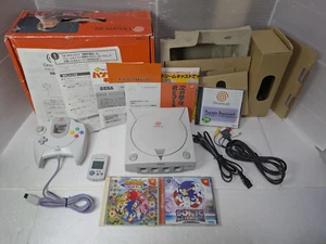 SEGA Dreamcast Console Visual Memory Sonic Adventure Japan Box Manual - Picture 1 of 24