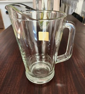 NEU Klarglas Krug Libby Restaurant Qualität "D" Griff Eis Lippe schwer - Bild 1 von 8