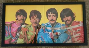 The Beatles "Sgt Peppers Lonely Hearts Club Band" Lp 1967, COVER ONLY, Framed - Picture 1 of 8