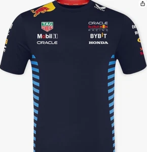 Red Bull Racing F1 Team Tee Shirt 2024 Navy - Picture 1 of 3