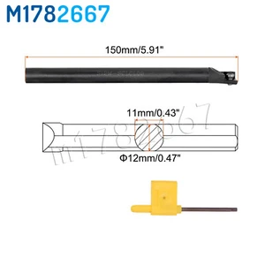 95° S12M SCLCL09 12mm Shank Indexable Boring Bar Turning Tool Holder For CCMT09 - Picture 1 of 5