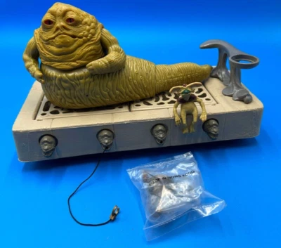 De colección 1983 Kenner Star Wars ROTJ Jabba the Hutt Juego Variante de Error Foto 1 de 4