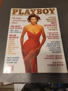Playboy January 1990 Tom Cruise Andy Warhol Joan Severance Ted Turner Tim O’Brie - Picture 1 of 2