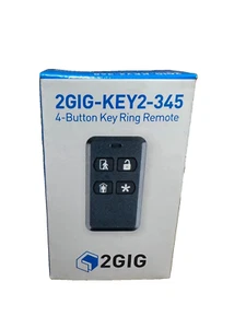 2GIG 4-Button Key Fob Remote 2GIG-KEY2-345 - Picture 1 of 1