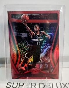 2020-21 Certified GIANNIS ANTETOKOUNMPO Mirror Red Card #127 SP MILWAUKEE BUCKS - Picture 1 of 3