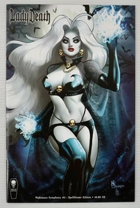 Lady Death Nightmare Symphony #2 2019 edición Spellblaster ataúd casi nuevo - Imagen 1 de 7