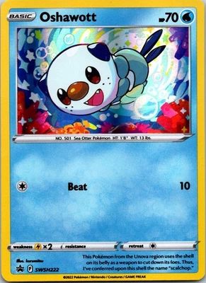 Oshawott - Promo SWSH: Sword & Shield Promo Cards SWSH222 NM - Image 1 of 2