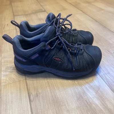 Keen Utility Flint II Mujer Talla 7.5 Zapato Gris Impermeable Puntera de Acero Zapatilla de Trabajo Foto 1 de 4