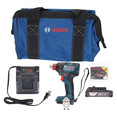 Bosch GDX18V-1800B12-RT 18V Brushless 1/4 & 1/2in Two-in-One Impact Kit - Image 1 of 4