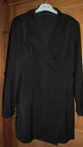 ladies lovely black thin summer coat from prettylittlething,size 12,nwot - Picture 1 of 2