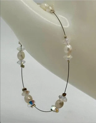 纯银正品珍珠 Y2K 手链 — 第 1/3 张图片