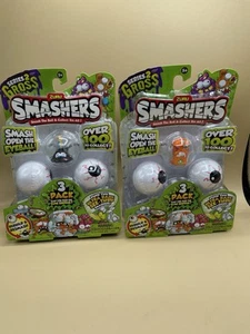 Lot Of 2 Zuru Smashers Series 2 Gross 3 Pack Rebuild & Resmash Eyes Brand New - Picture 1 of 7