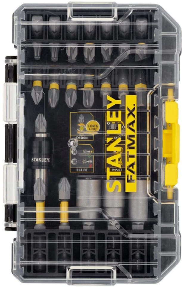 Stanley STA88557-XJ Fatmax Set Punte Cacciavite Torsione Miste 32 Pezzi - Immagine 1 di 1