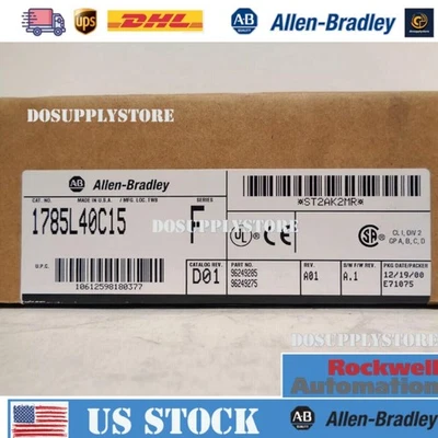 1785L40C15 Allen-Bradley 1785-L40C15 PLC-5/40C15 Processor NEW US Free Tax - Image 1 of 4