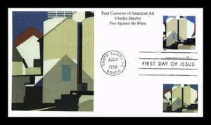 DR JIM STAMPS US COVER CHARLES SHEELER FOUR CENTURIES AMERICAN ART FDC MYSTIC - Picture 1 of 2