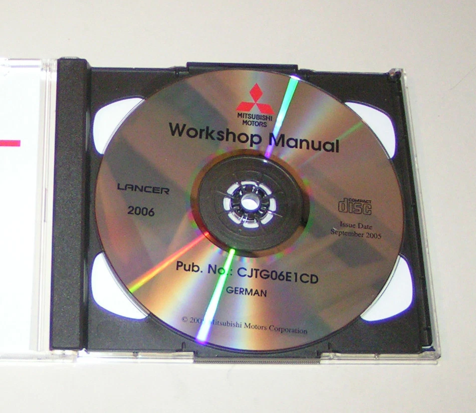 Manual de Taller De CD Mitsubishi Lancer - Año Modelo 2006 - Imagen 1 de 1