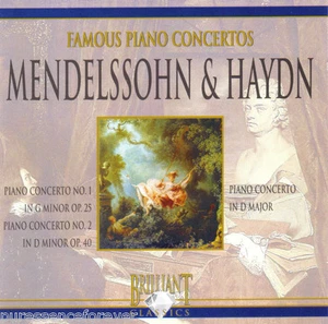 MENDELSSOHN/HAYDN - Famous Piano Concertos (UK 9 Tk CD Album) - Picture 1 of 1