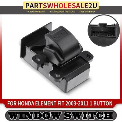 Front RH or Rear Power Window Switch for Honda Element 2003-2011 Fit 2007-2008 - Image 1 of 4