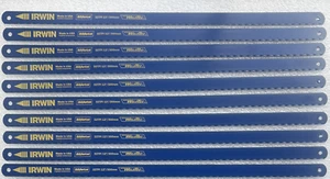 Irwin Bi-Metal Hacksaw Blades - 300mm 32 TPI x 12 Inch - New Bundle of 10 - Picture 1 of 3