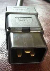Power Cord Removable Male Plug 16A, 250V SS810 - Picture 1 of 5
