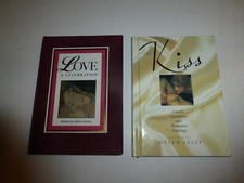 2 Lot by Helen Exley,Love, a Celebration and The Kiss,Lover's Quotations, HBs136