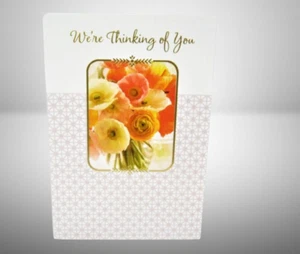 From Us or Group -Glittery Get Well Soon Recovery Thinking of You Greeting Card - Picture 1 of 3