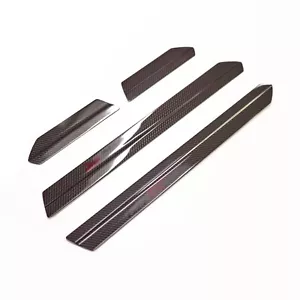 GENUINE CARBON FIBRE DOOL SILLS TRIMS CIVIC TYPE R FK8 2017-2022 MSRP $1000+ - Picture 1 of 8