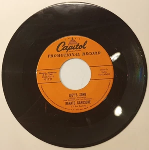 RENATO CAROSONE - JOEY´S SONG - US 7" SINGLE, PROMO, JAZZ / CHANSON - Picture 1 of 3