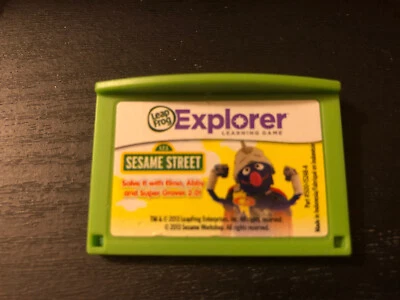 LeapFrog Leapster Explorer GS LeapPad  SESAME STREET  Elmo, Abby Game Cartridge - Image 1 of 4