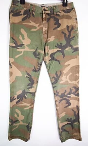 Pantalones Camuflados Baldwin Kansas City Diseñador Verde Marrón Para Hombre Talla 30 - Imagen 1 de 10