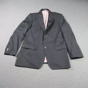 Hugo Boss Mens Suit Blazer Jacket 52(EU) 42(AU) Medium Black Pure Wool Formal - Picture 1 of 10