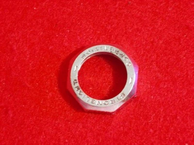 Vintage Stronglight Competition Headset Lock Nut French Threads 1 Inch  Used - Image 1 of 3