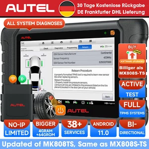 2025 AUTEL MaxiCOM MK808S-TS PRO OBD2 Scanner Diagnosi di Tutti i Sistemi TPMS - Imagen 1 de 10