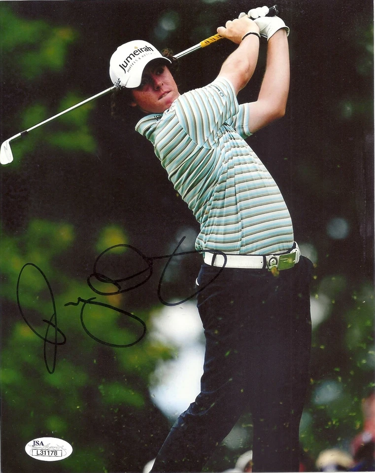 ФОТОГРАФИЯ RORY MCILROY PGA GOLF С АВТОГРАФОМ 8X10 С СЕРТИФИКАТОМ ПОДЛИННОСТИ JSA NO3 - Изображение 1 из 1
